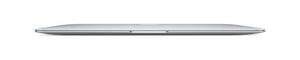 Apple MacBook Air 2014 i5 128GB 4GB Ram Laptop viewed from the side showcasing its sleek design.