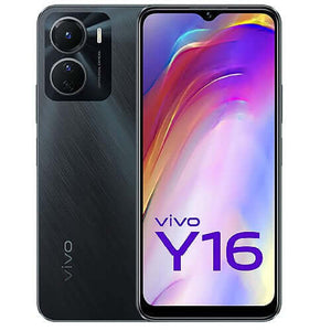 Vivo Y16 Single SIM (Stellar Black, 6GB RAM, 128GB) -