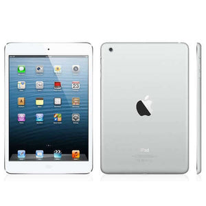Apple iPad Mini 16GB showing front and back view, featuring a sleek design and vibrant display.